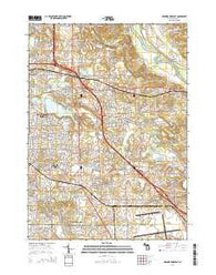 Grand Rapids East Michigan Historical topographic map, 1:24000 scale, 7.5 X 7.5 Minute, Year 2014