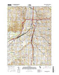 Grand Rapids West Michigan Current topographic map, 1:24000 scale, 7.5 X 7.5 Minute, Year 2017