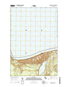 Grand Sable Lake Michigan Historical topographic map, 1:24000 scale, 7.5 X 7.5 Minute, Year 2014
