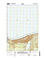Grand Sable Lake Michigan Current topographic map, 1:24000 scale, 7.5 X 7.5 Minute, Year 2017