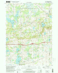 Grass Lake Michigan Historical topographic map, 1:24000 scale, 7.5 X 7.5 Minute, Year 1998