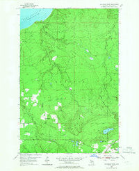 Graveraet River Michigan Historical topographic map, 1:24000 scale, 7.5 X 7.5 Minute, Year 1954