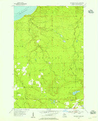 Graveraet River Michigan Historical topographic map, 1:24000 scale, 7.5 X 7.5 Minute, Year 1954