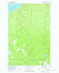 Graveraet River Michigan Historical topographic map, 1:24000 scale, 7.5 X 7.5 Minute, Year 1954