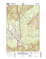 Grayling Michigan Historical topographic map, 1:24000 scale, 7.5 X 7.5 Minute, Year 2014