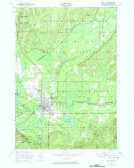 Grayling Michigan Historical topographic map, 1:24000 scale, 7.5 X 7.5 Minute, Year 1950