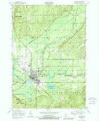 Grayling Michigan Historical topographic map, 1:24000 scale, 7.5 X 7.5 Minute, Year 1950
