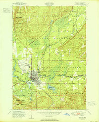Grayling Michigan Historical topographic map, 1:24000 scale, 7.5 X 7.5 Minute, Year 1951