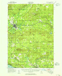 Grayling Michigan Historical topographic map, 1:62500 scale, 15 X 15 Minute, Year 1949