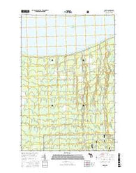 Green Michigan Current topographic map, 1:24000 scale, 7.5 X 7.5 Minute, Year 2017