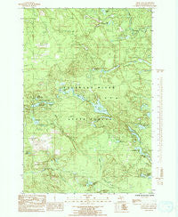 Green Hills Michigan Historical topographic map, 1:24000 scale, 7.5 X 7.5 Minute, Year 1986