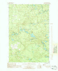 Green Hills Michigan Historical topographic map, 1:24000 scale, 7.5 X 7.5 Minute, Year 1986