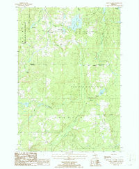 Green Timbers Michigan Historical topographic map, 1:24000 scale, 7.5 X 7.5 Minute, Year 1986