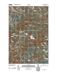 Green Hills Michigan Historical topographic map, 1:24000 scale, 7.5 X 7.5 Minute, Year 2011