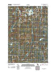 Green Timbers Michigan Historical topographic map, 1:24000 scale, 7.5 X 7.5 Minute, Year 2011