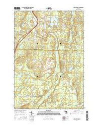 Green Timbers Michigan Current topographic map, 1:24000 scale, 7.5 X 7.5 Minute, Year 2017