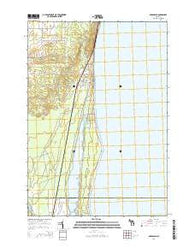 Greenbush Michigan Historical topographic map, 1:24000 scale, 7.5 X 7.5 Minute, Year 2014