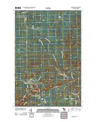 Greenland Michigan Historical topographic map, 1:24000 scale, 7.5 X 7.5 Minute, Year 2011