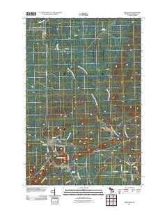 Greenland Michigan Historical topographic map, 1:24000 scale, 7.5 X 7.5 Minute, Year 2011