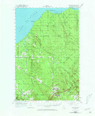 Greenland Michigan Historical topographic map, 1:62500 scale, 15 X 15 Minute, Year 1950