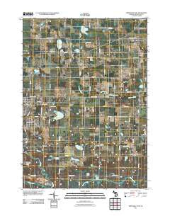Greenville East Michigan Historical topographic map, 1:24000 scale, 7.5 X 7.5 Minute, Year 2011