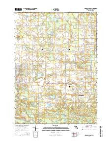 Greenville East Michigan Historical topographic map, 1:24000 scale, 7.5 X 7.5 Minute, Year 2014