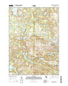 Greenville West Michigan Historical topographic map, 1:24000 scale, 7.5 X 7.5 Minute, Year 2014