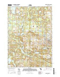Greenville West Michigan Current topographic map, 1:24000 scale, 7.5 X 7.5 Minute, Year 2017