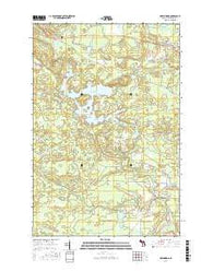 Greenwood Michigan Current topographic map, 1:24000 scale, 7.5 X 7.5 Minute, Year 2017