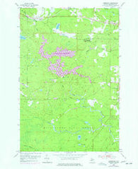 Greenwood Michigan Historical topographic map, 1:24000 scale, 7.5 X 7.5 Minute, Year 1955