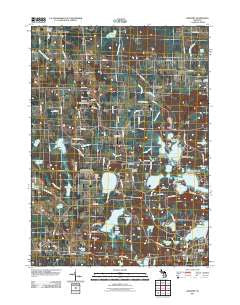 Gregory Michigan Historical topographic map, 1:24000 scale, 7.5 X 7.5 Minute, Year 2011