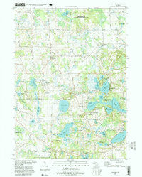 Gregory Michigan Historical topographic map, 1:24000 scale, 7.5 X 7.5 Minute, Year 1996