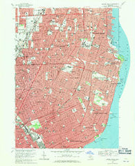 Grosse Pointe Michigan Historical topographic map, 1:24000 scale, 7.5 X 7.5 Minute, Year 1968