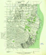 Grosse Pointe Michigan Historical topographic map, 1:31680 scale, 7.5 X 7.5 Minute, Year 1936