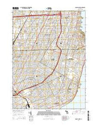 Grosse Pointe Michigan Historical topographic map, 1:24000 scale, 7.5 X 7.5 Minute, Year 2014