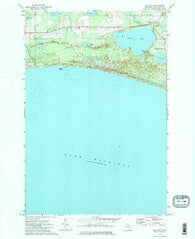 Gulliver Michigan Historical topographic map, 1:24000 scale, 7.5 X 7.5 Minute, Year 1972