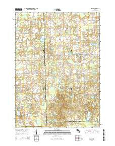 Hadley Michigan Historical topographic map, 1:24000 scale, 7.5 X 7.5 Minute, Year 2014