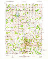 Hadley Michigan Historical topographic map, 1:24000 scale, 7.5 X 7.5 Minute, Year 1945