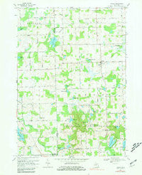 Hadley Michigan Historical topographic map, 1:24000 scale, 7.5 X 7.5 Minute, Year 1968