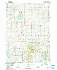 Hadley Michigan Historical topographic map, 1:24000 scale, 7.5 X 7.5 Minute, Year 1991
