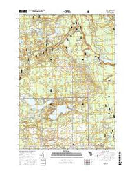 Hale Michigan Current topographic map, 1:24000 scale, 7.5 X 7.5 Minute, Year 2016