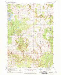 Hale SE Michigan Historical topographic map, 1:24000 scale, 7.5 X 7.5 Minute, Year 1968