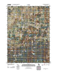 Hamilton East Michigan Historical topographic map, 1:24000 scale, 7.5 X 7.5 Minute, Year 2011