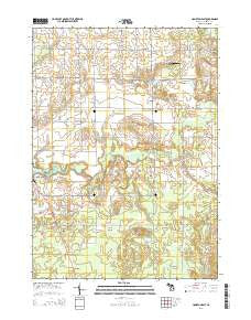 Hamilton East Michigan Historical topographic map, 1:24000 scale, 7.5 X 7.5 Minute, Year 2014