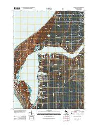 Hamlin Lake Michigan Historical topographic map, 1:24000 scale, 7.5 X 7.5 Minute, Year 2012