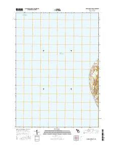 Hamlin Lake OE W Michigan Current topographic map, 1:24000 scale, 7.5 X 7.5 Minute, Year 2017