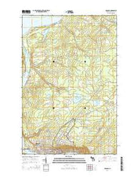 Hancock Michigan Historical topographic map, 1:24000 scale, 7.5 X 7.5 Minute, Year 2014