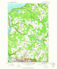Hancock Michigan Historical topographic map, 1:24000 scale, 7.5 X 7.5 Minute, Year 1946