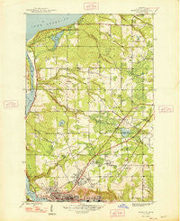 Hancock Michigan Historical topographic map, 1:24000 scale, 7.5 X 7.5 Minute, Year 1948