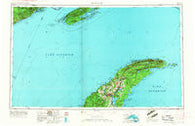 Hancock Michigan Historical topographic map, 1:250000 scale, 1 X 2 Degree, Year 1958